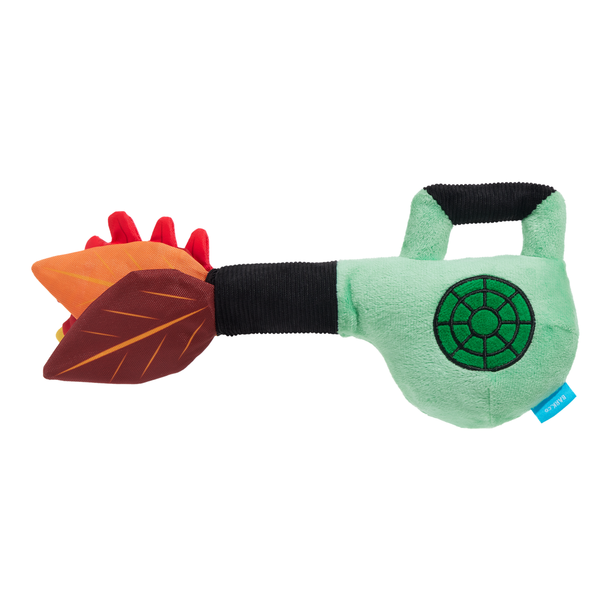 Leaf Blow-Wower Plush Tug Dog Toy