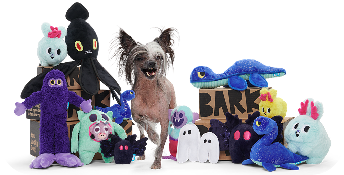 Free Toys for a Year – image of dog and toys