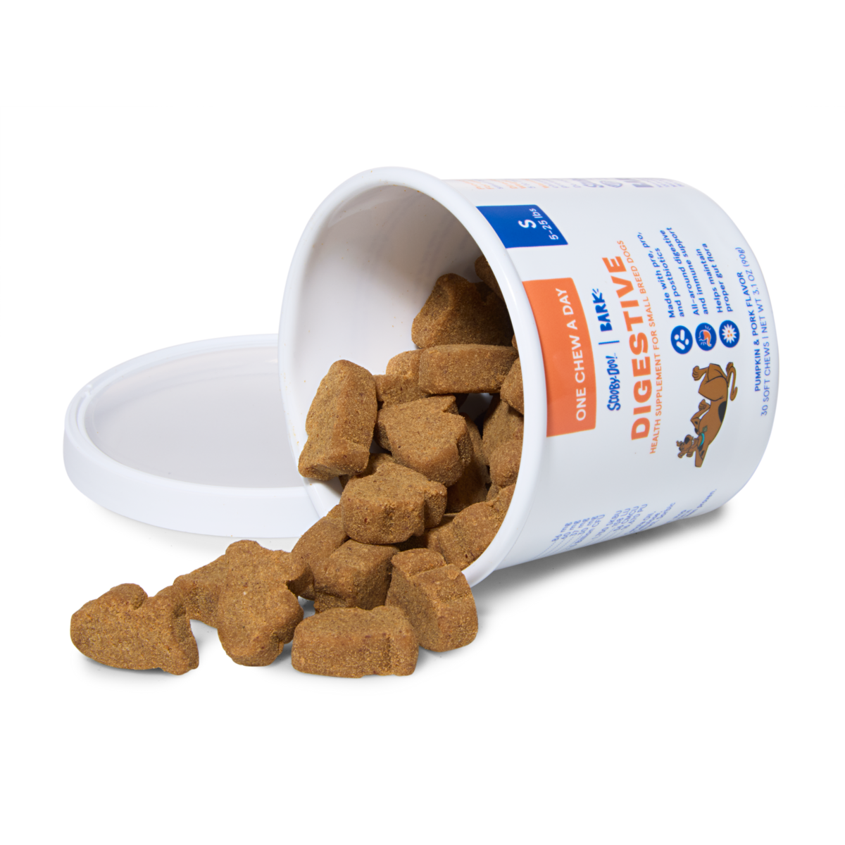 Digestive Dog Treat Supplements, 30 Ct#Dog Size_S
