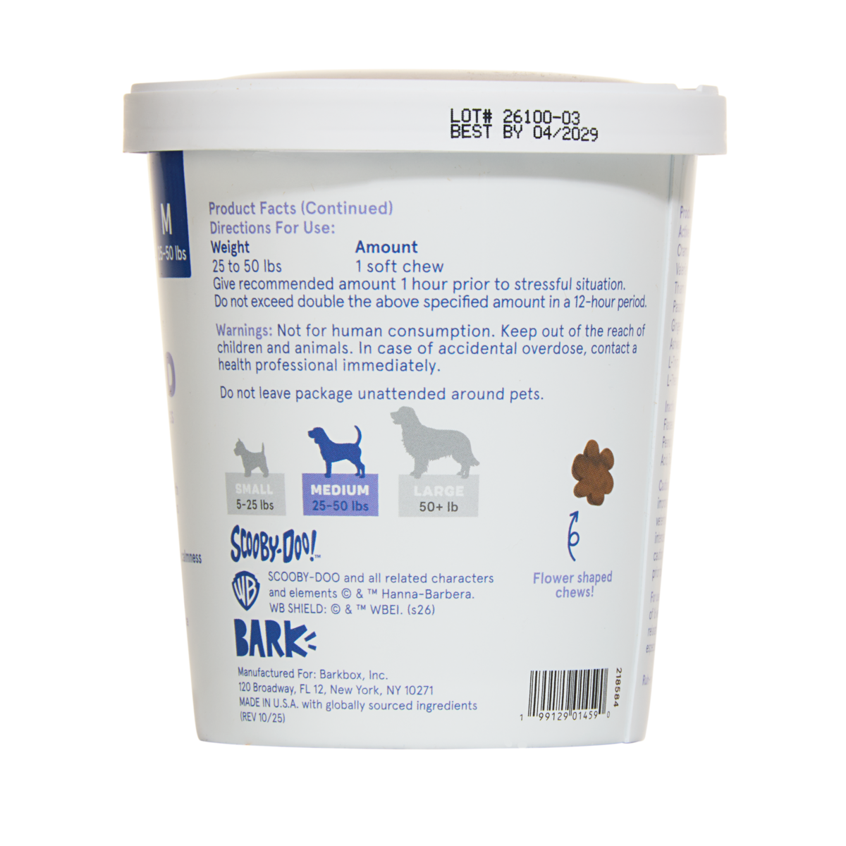 Scooby-Doo™ Treat Supplements, 30 Ct#Dog Size_M
