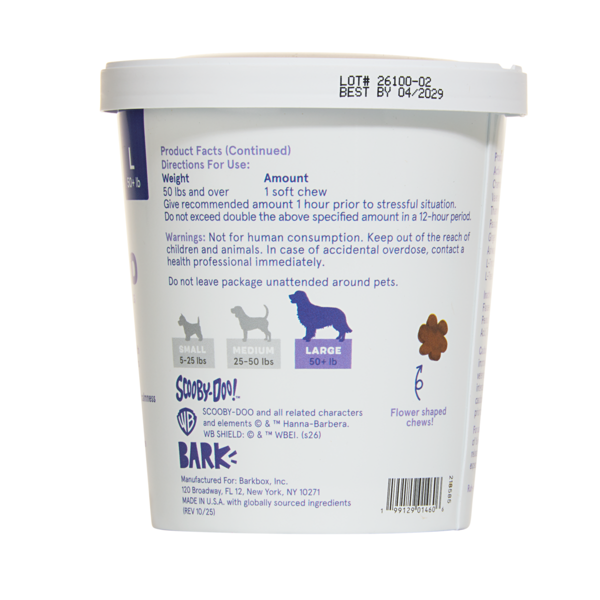 Scooby-Doo™ Treat Supplements, 30 Ct#Dog Size_L